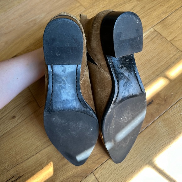 Marc Fisher Yale Chelsea Brown Suede Pointed Toe Bootie Boot Shoe Size 6.5 - Picture 4 of 4